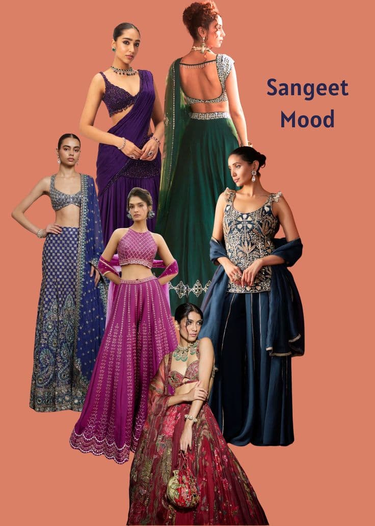 Sangeet: Dance, Fab & Dab dress code inspiration